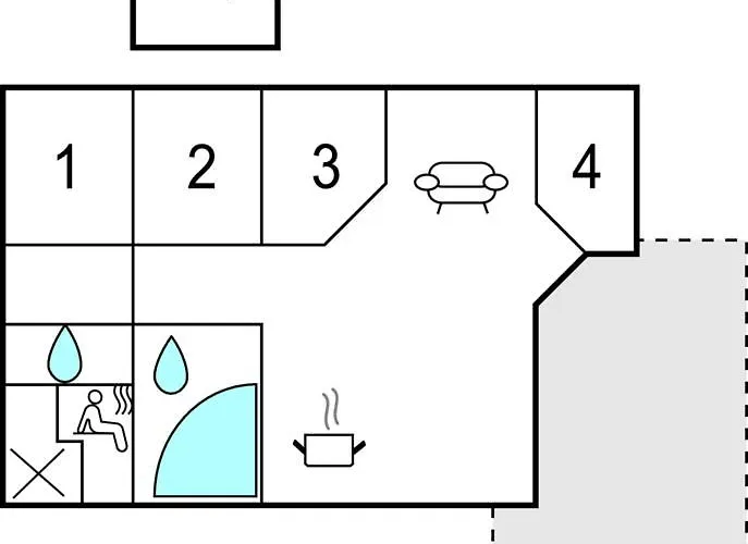 בית נופש Awesome In Sydals With Sauna